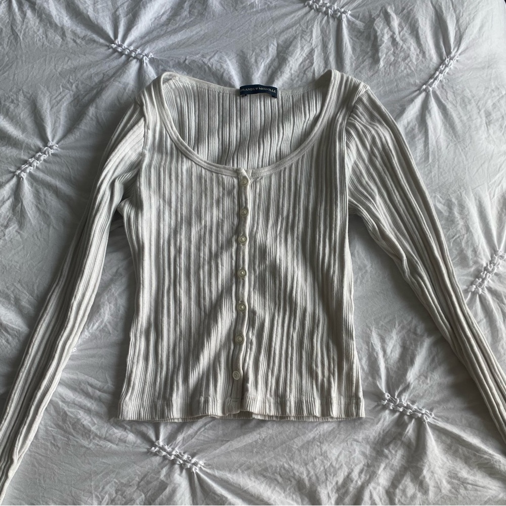 white brandy melville long sleeve